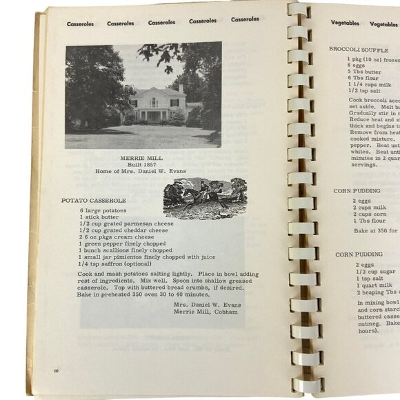 Favorite Recipes Of Jeffersons Country Cook Book 1975 Grace Episcopal Church Va - Picture 8 of 12
